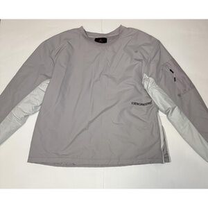 Air Jordan Men's 23 Engineered Primaloft Crew in Grey/Light Bone/Black Size Xl